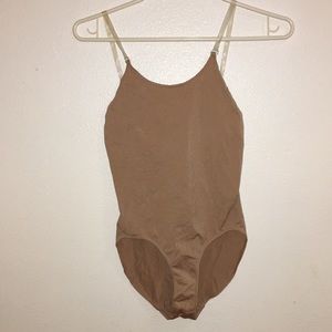 Capezio Low-back Nude Leotard